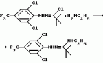 Производные n-арилгидразина, способ их получения, способ подавления насекомых и композиция для подавления насекомых, патент № 2140738